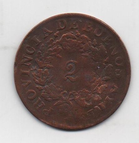 ARGENTINA DEL AÑO 1856 DE 2 REALES